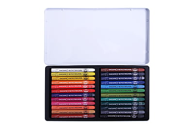 MUNGYO GALLERY WATERCOLOR CRAYONS, TIN CASE SET OF 36 MUNGYO GALLERY WATERCOLOR CRAYONS, TIN CASE SET OF 36