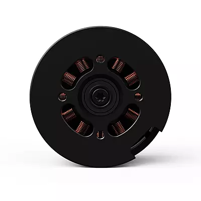 Industrial long-range inspection drone motor resting on a flat surface with accessory pack Industrial long-range inspection drone motor resting on a flat surface with accessory pack