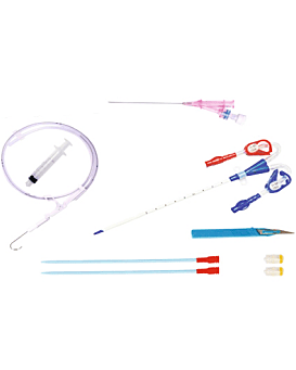 MADORED MADHUKAR Haemodialysis Dual Lumen Catheter Kit Curved Extensions