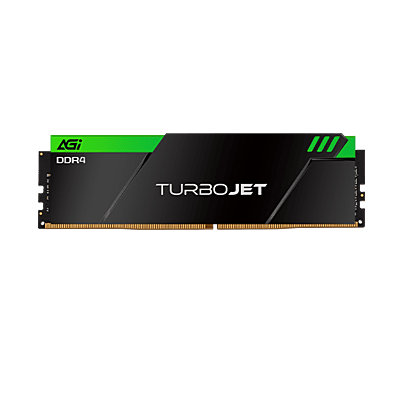 AGI DDR4 TURBOJET Series,UD848-32 GB(16GBx2)-LimeGreen