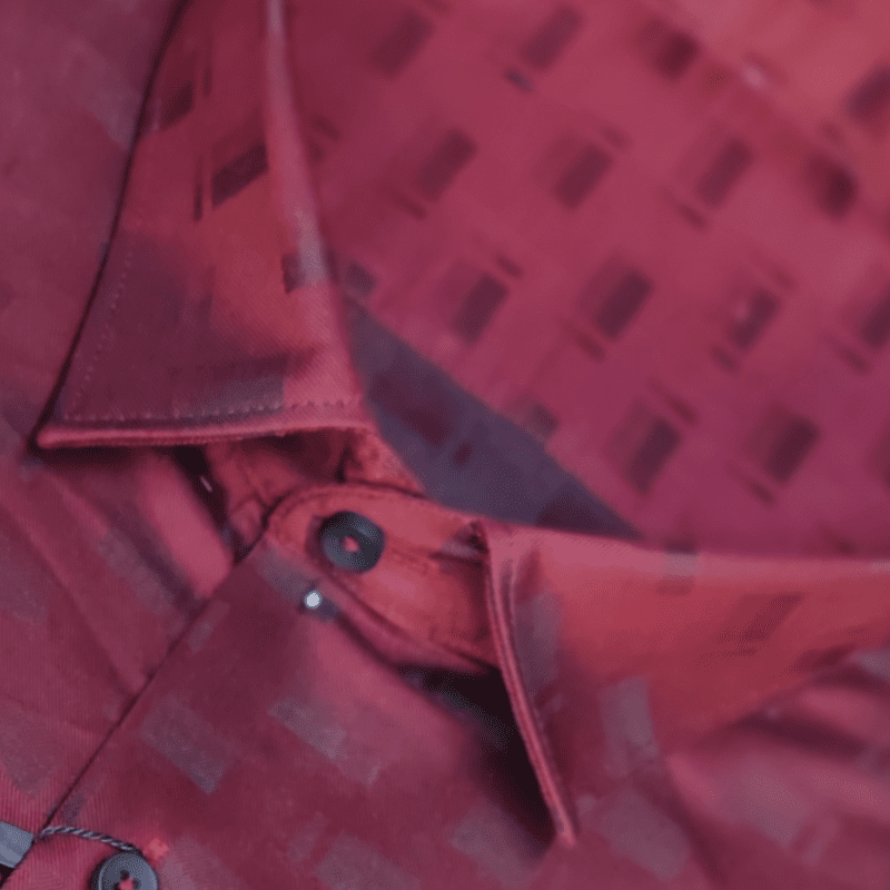 MAROON PRINTED SHIRT