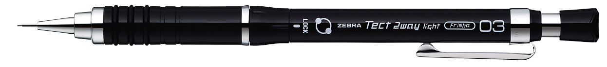 Tect 2 Way Light Mechanical Pencil 0.3 Black