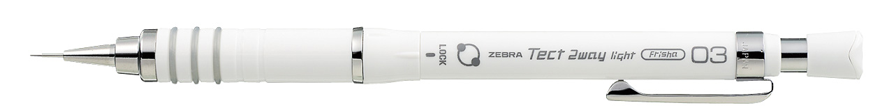 Tect 2 Way Light Mechanical Pencil 0.3 White