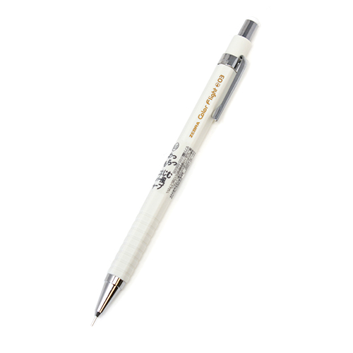 Zebra Color Flight Mechanical Pencil Pastel White 0.3