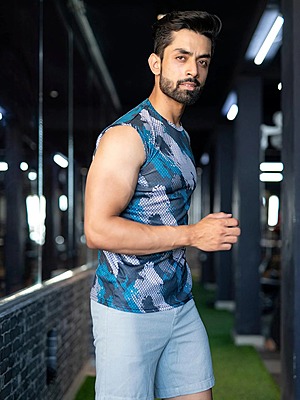 Men's Gym Tanktop Sleeveless Sports Vest