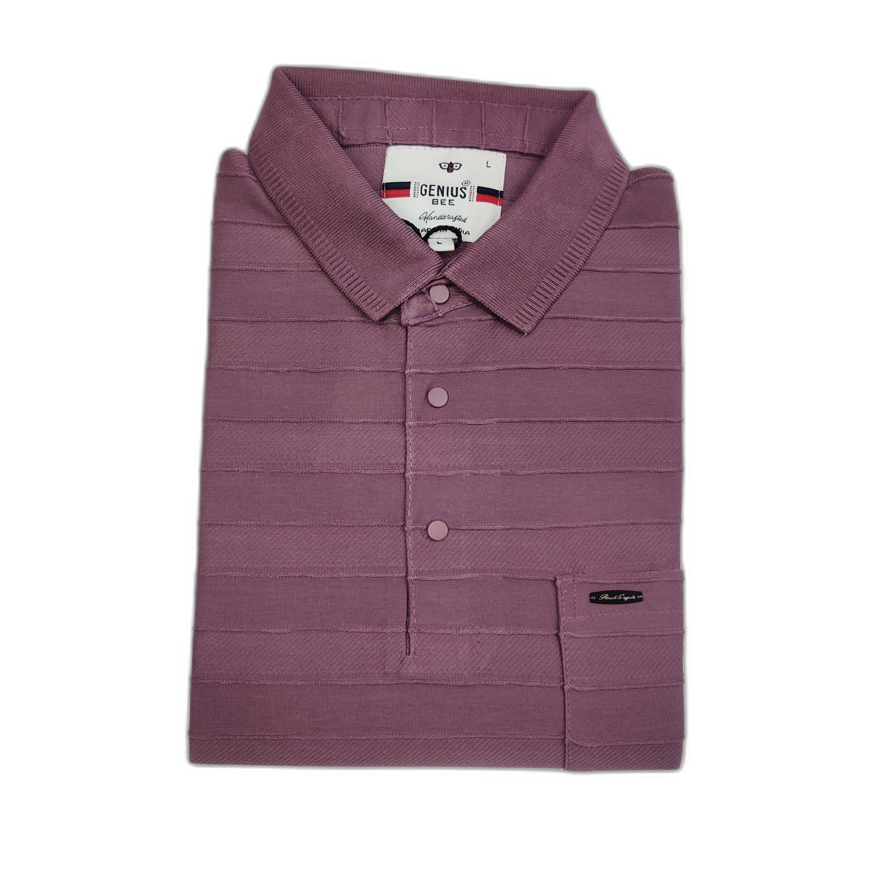 Self Design Cotton Tshirt