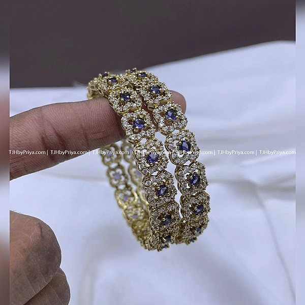 Victorian Stones Bangles Sizes