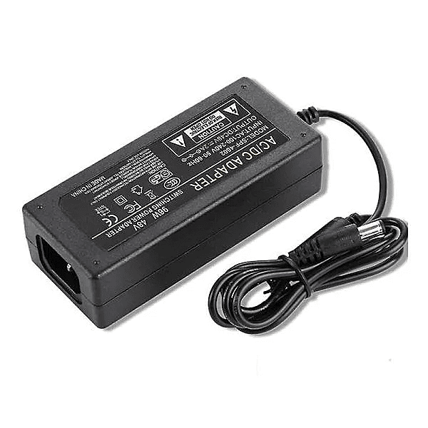 Power Adapter with (2.5mm x 5.5mm) Pin , Charger For Router, Set Top Box, DTH, CCTV Cameras ,LED Strip , Broadband , NVR (Black)-48V-2A Power Adapter with (2.5mm x 5.5mm) Pin , Charger For Router, Set Top Box, DTH, CCTV Cameras ,LED Strip , Broadband , NVR (Black)-48V-2A
