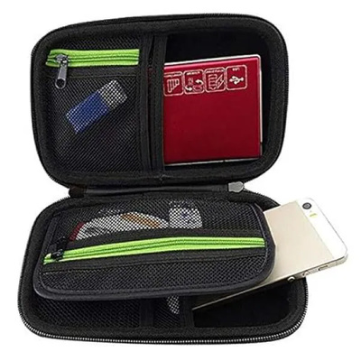 Hdd Carry Case Shock Proof For External Hard Disk Case Protection and universal uses, compatible with Power Bank, Adapter, Data Cables, hard disk and more Hdd Carry Case Shock Proof For External Hard Disk Case Protection and universal uses, compatible with Power Bank, Adapter, Data Cables, hard disk and more