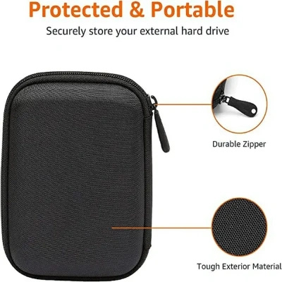 Hdd Carry Case Shock Proof For External Hard Disk Case Protection and universal uses, compatible with Power Bank, Adapter, Data Cables, hard disk and more Hdd Carry Case Shock Proof For External Hard Disk Case Protection and universal uses, compatible with Power Bank, Adapter, Data Cables, hard disk and more
