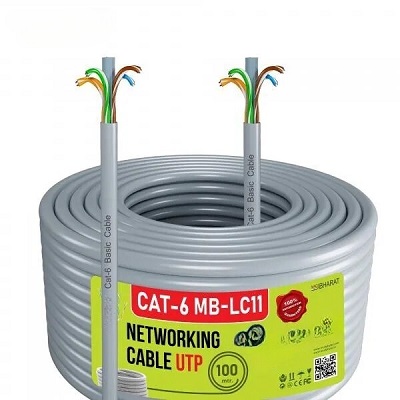 Cat 6 Cable, UTP Cable | LAN Cable, Network Cable | Ethernet Cable RJ45 Cable LAN Wire with High Speed connectivity 4 Pair Separator Design Cat 6 Cable, UTP Cable | LAN Cable, Network Cable | Ethernet Cable RJ45 Cable LAN Wire with High Speed connectivity 4 Pair Separator Design