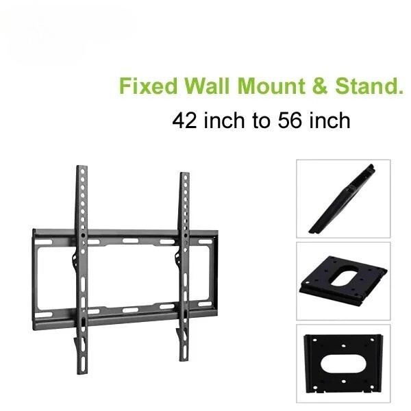 LED Wallmount For TV LED/QLED/Monitor/Smart (Black)
