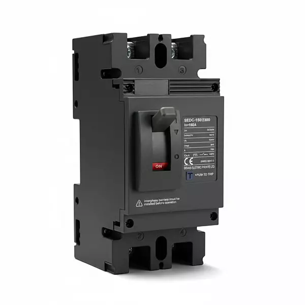 DC MCCB 150A 2-Pole | DC 500V Molded Case Circuit Breaker