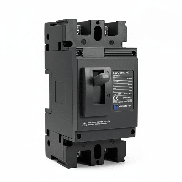 DC MCCB 250A 2-Pole | DC 500V Molded Case Circuit Breaker