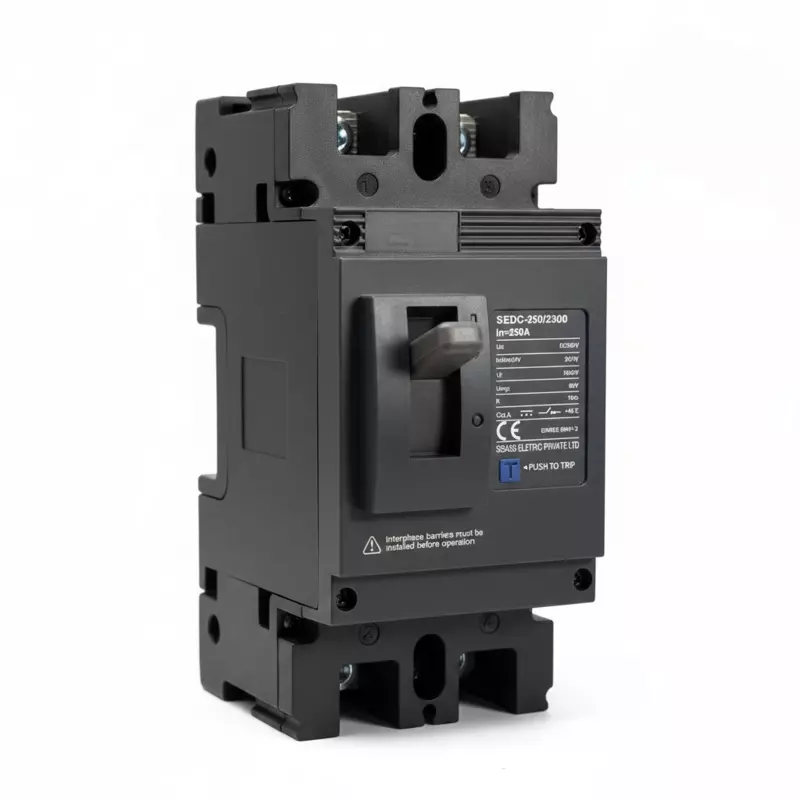 DC MCCB 250A 2-Pole | DC 500V Molded Case Circuit Breaker