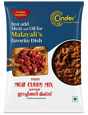 CINDER INSTANT MEAT CURRY MIX 45G