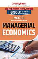 IGNOU MCO-21 - Managerial Economics, Latest Help Book Edition