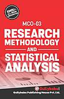 IGNOU MCO-03 - Research Methodology and Statistical Analysis, Latest Help Book Edition