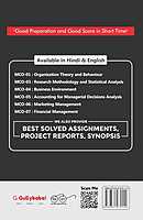 IGNOU MCO-03 - Research Methodology and Statistical Analysis, Latest Help Book Edition