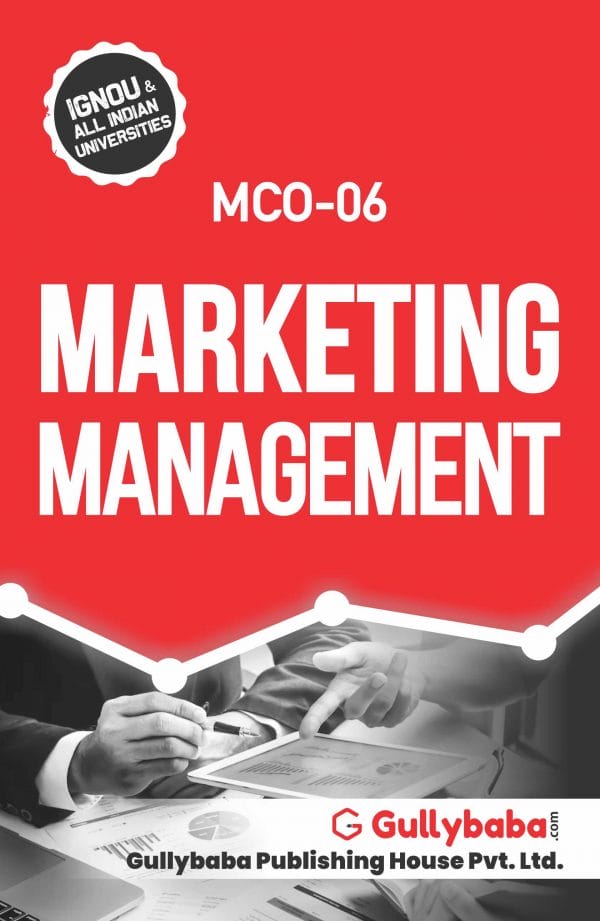 IGNOU MCO-06 - Marketing Management, Latest Help Book Edition