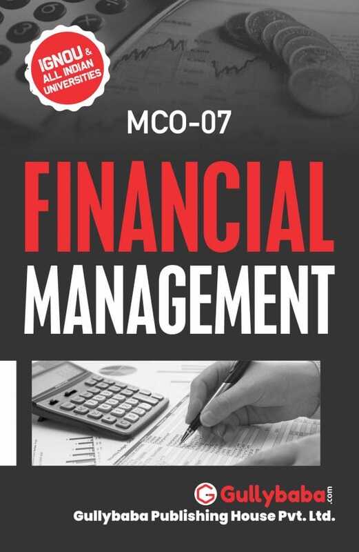 IGNOU MCO-07 - Financial Management, Latest Help Book Edition