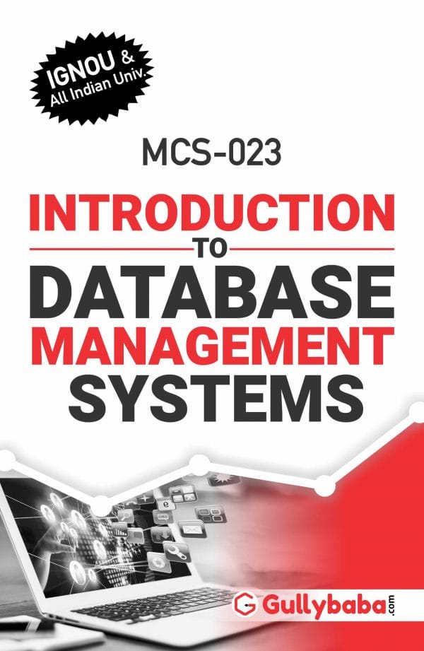 IGNOU MCS-23 - Introduction to Database Management Systems, Latest Help Book Edition
