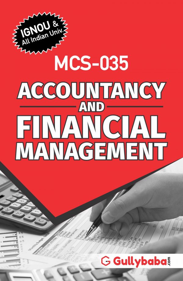 IGNOU MCS-35 - Accountancy and Financial Management, Latest Help Book Edition