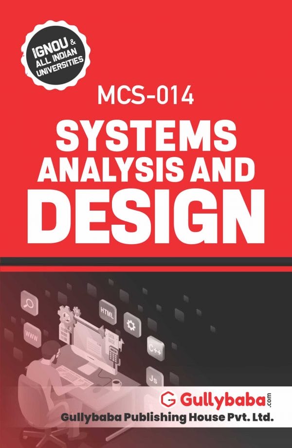 IGNOU MCS-14 - Systems Analysis and Design, Latest Help Book Edition