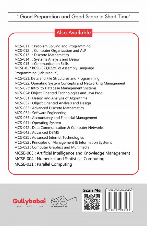 IGNOU MCS-15 - Communication Skills, Latest Help Book Edition