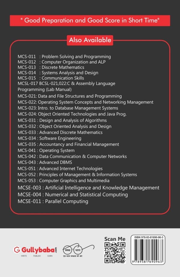 IGNOU MCSE-04 - Numerical and Statistical Computing, Latest Help Book Edition
