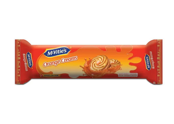 MCVITIES ORANGE CREAMS BISCUITS 61.2G