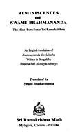 Reminiscences of Swami Brahmananda: English translation of Brahmachari Akshaychaitanya's 'Brahmananda Lilakatha'