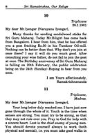 Sri Ramakrishna, Our Refuge: Letters of Swami Ramakrishnananda