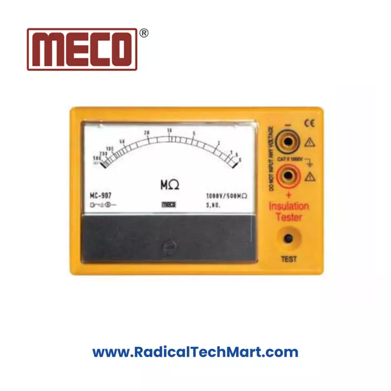 MECO MC-901 Analog Insulation Tester - 100V 20M Ohms