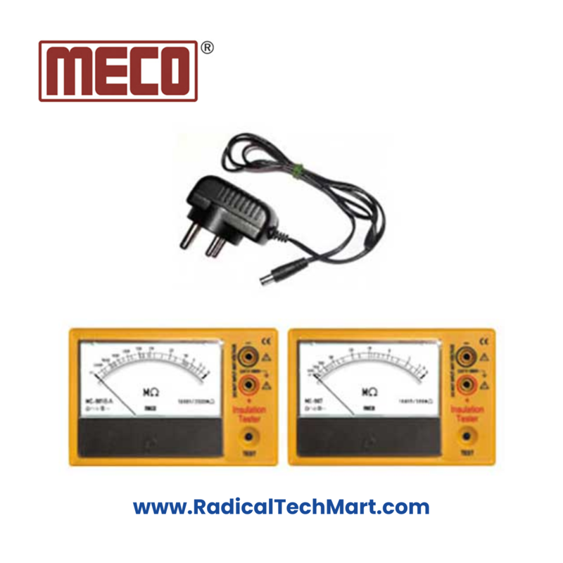 Meco MC-941 Analog Insulation Tester with Carrying Case and Accessories