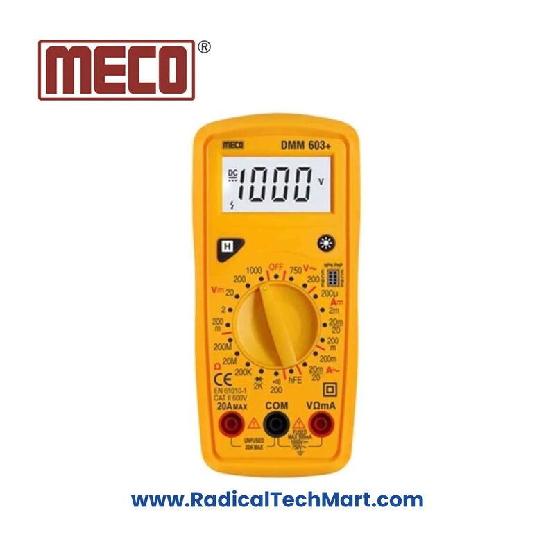Meco 101B+ Autoranging Digital Multimeter with LCD Backlight Display