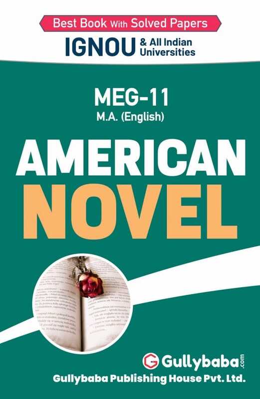 IGNOU MEG-11 - American Novel, Latest Help Book Edition IGNOU MEG-11 - American Novel, Latest Help Book Edition