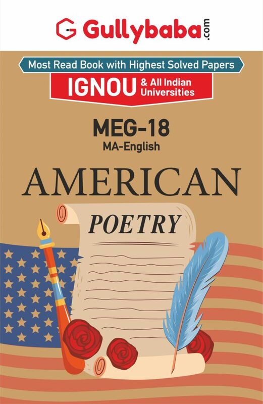IGNOU MEG-18 - American Poetry, Latest Help Book Edition