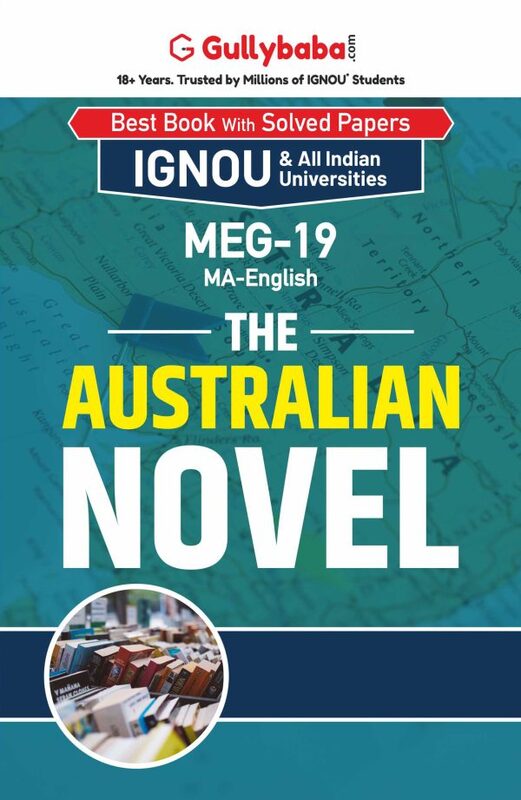 IGNOU MEG-19 - Australian Novel, Latest Help Book Edition IGNOU MEG-19 - Australian Novel, Latest Help Book Edition