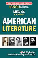 IGNOU MEG-06 - American Literature, Latest Help Book Edition IGNOU MEG-06 - American Literature, Latest Help Book Edition