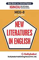 IGNOU MEG-08 - New Literature in English, Latest Help Book Edition IGNOU MEG-08 - New Literature in English, Latest Help Book Edition