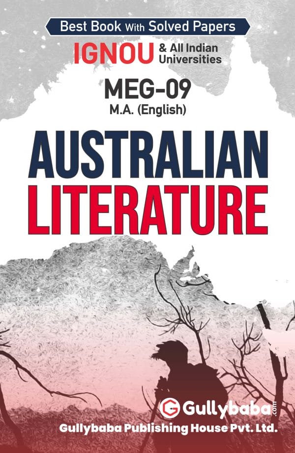 IGNOU MEG-09 - Australian Literature in English, Latest Help Book Edition