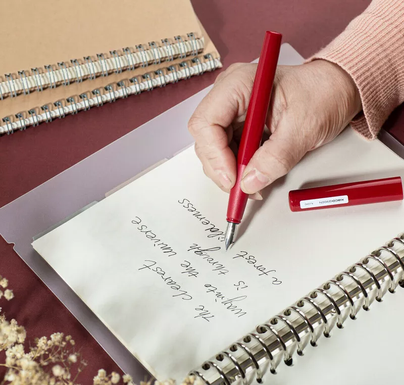 Kaco Mellow Fountain Pen Red