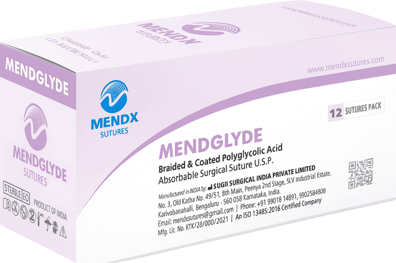MENDGLYDE-Braided & Coated Polyglycolic Acid