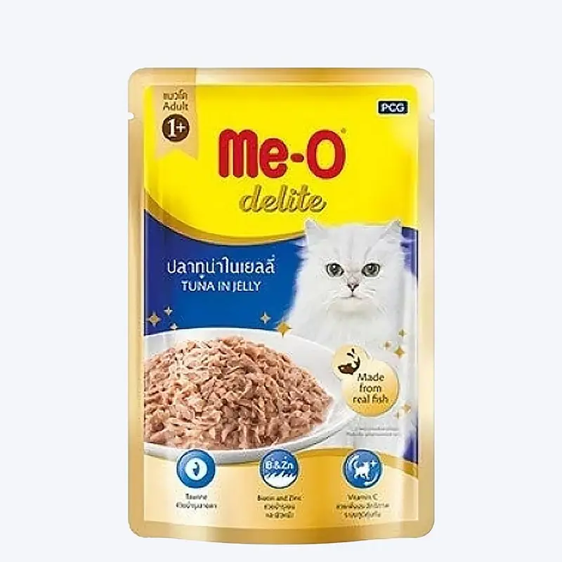 Me-O Delight Tuna Adult Cat Jelly Food in Gravy