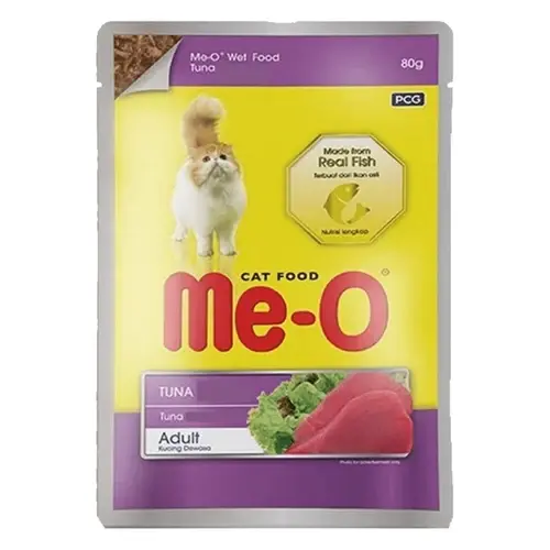 Me-O Tuna in Jelly Adult Cat Food in Gravy