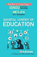 IGNOU MES-14 - Societal Context of Education, Latest Help Book Edition