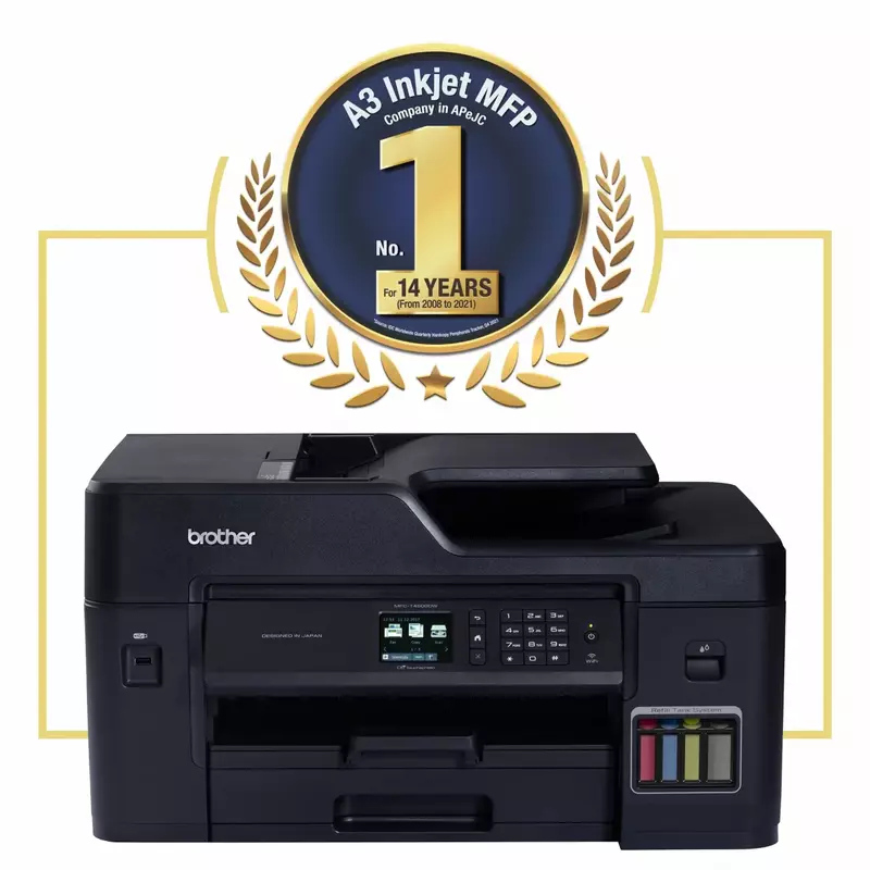 MFC-T4500DW A3 Inkjet MFC Refill Ink Tank Wireless Duplex All-in-One