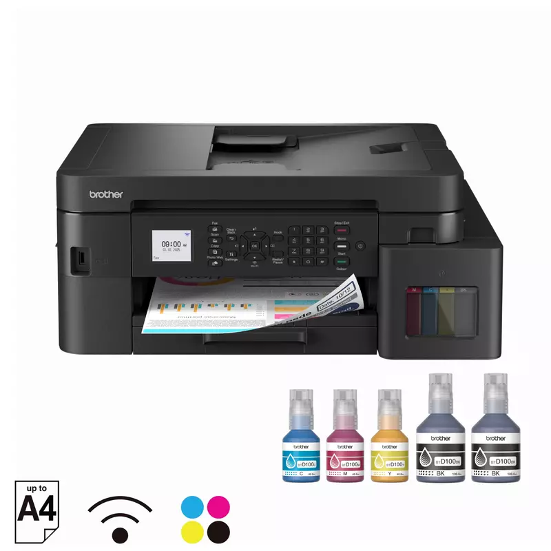 MFC-T930DW WiFi Ink Tank Printer – All In One Print, Scan, Copy, Fax