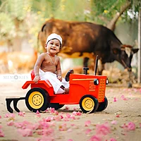 Tractor With Plough